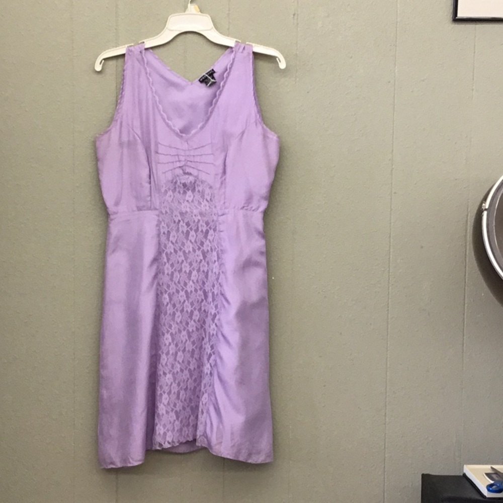 Wet seal silk slip dress